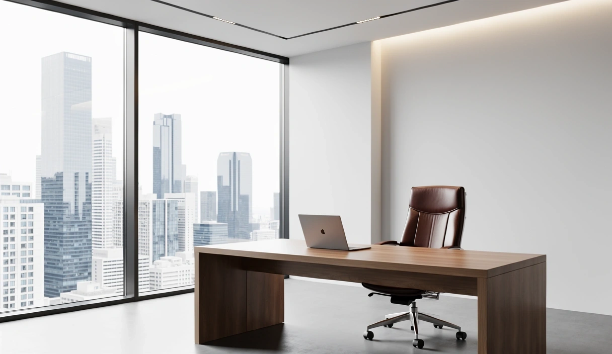 Interior ruang kerja profesional modern